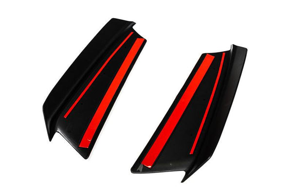C8 Corvette Z51 Spoiler Wickers - Carbon Flash