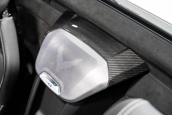 C8 Corvette Carbon Fiber Waterfall Speaker Trim Cover - Coupe or HTC