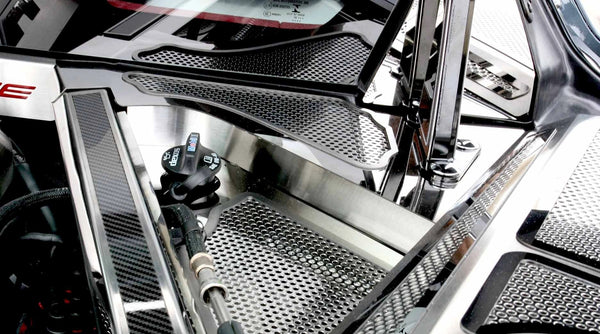 2020+ C8 Corvette Coupe - Rear Cowl Covers | Stainless Steel, Choose Style
