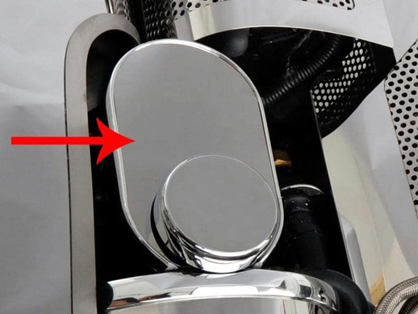 2005-2008 C6 Corvette - Brake Master Cylinder Cover w/Cap Cover (2005-08 only)| Polished Stainless