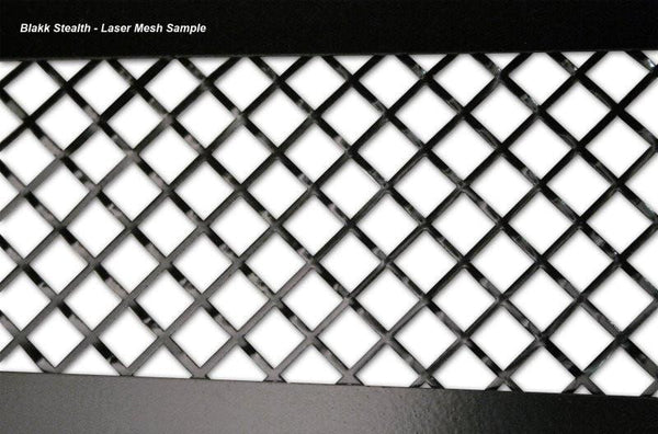 2005-2012 C6 Corvette - Front Grille | Blakk Stealth Stainless Laser Mesh