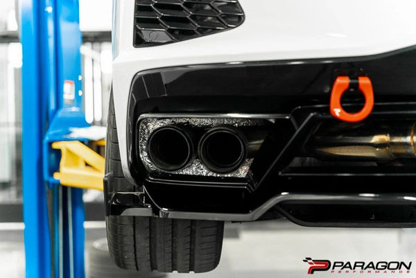 Paragon Performance C8 Corvette Black out Exhaust Heat Shields