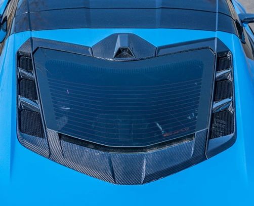 CForce Performance C8 Carbon Fiber Rear Camera Decklid Housing Cover