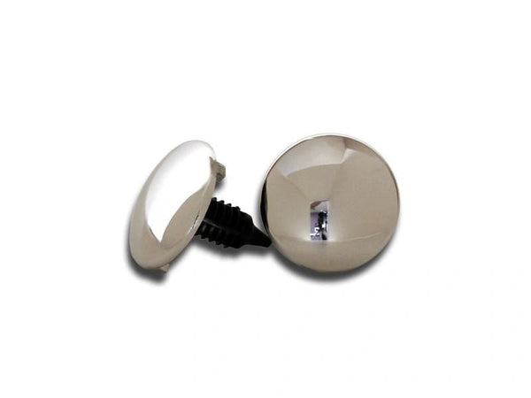 1997-2013 C5 C6 Corvette - Chrome Hood Button Kit for Factory Hood Pad 15Pc |1.00"