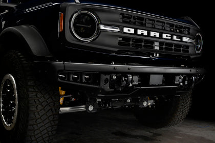 ORACLE Lighting 2021-2024 Ford Bronco Triple LED Fog Light Kit for Steel Bumper - White