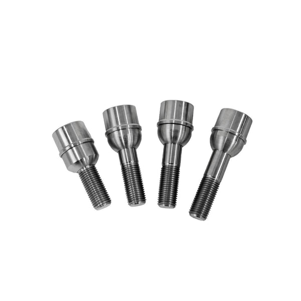 Porsche Extended Titanium Wheel Bolts With Polished Finish