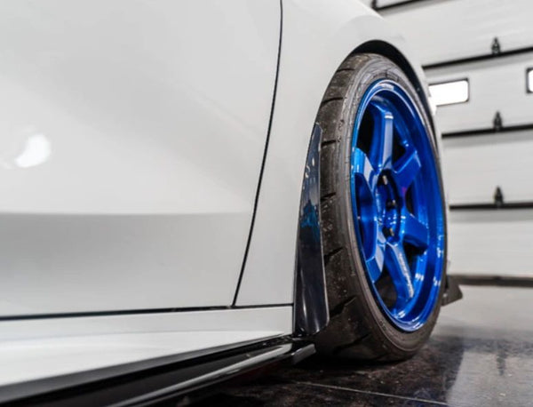 Paragon C8 Corvette Stingray Extended Splash Guards - Carbon Flash