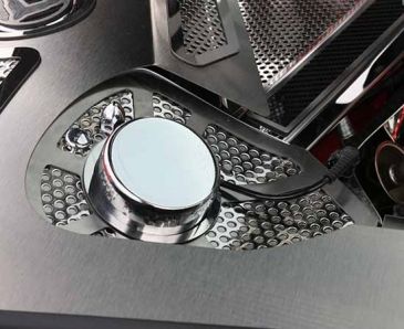 2020+ C8 Corvette Coupe - Perforated Shock Tower Cover Inserts w/Chrome Cap 2Pc | Polished/Brushed Finish