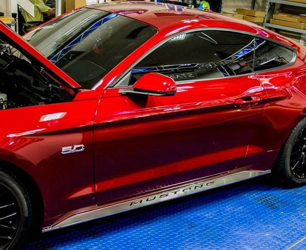 2015-2017 Mustang - Ground Effects Kit | Brushed Stainless Steel