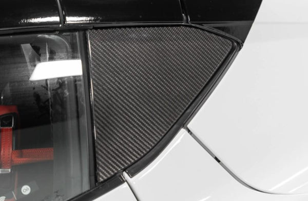 Paragon C8 Corvette Carbon Fiber B Pillar Trim Overlay - Coupe or HTC