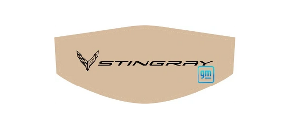 Mono-Black Stingray Flags C8 Trunk Cover Convertible or Coupe