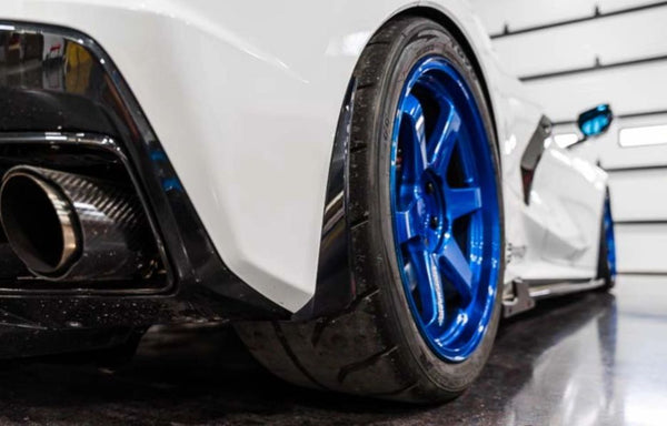 Paragon C8 Corvette Stingray Extended Splash Guards - Carbon Flash