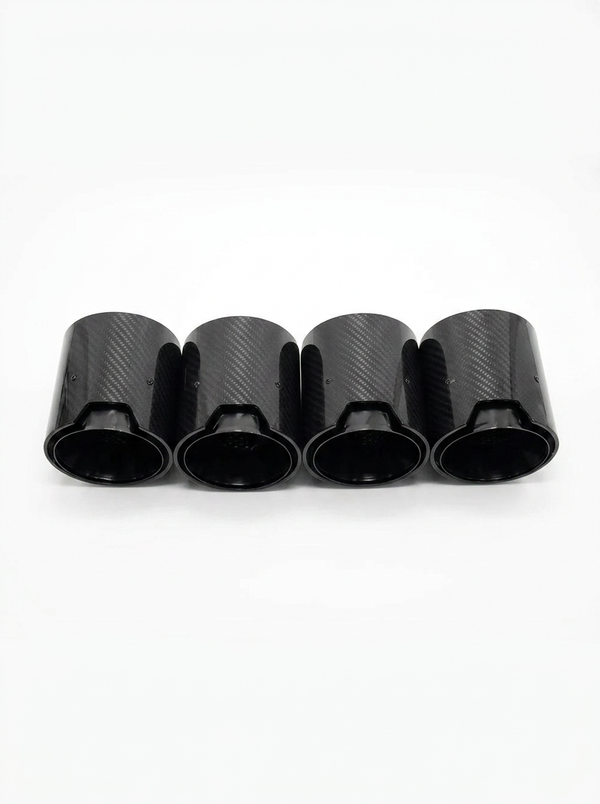 Carbon Fiber Exhaust Tips for BMW | M2 M3 M4 M5 M6 | F & G Series | 60-80mm Inlet | Set of 4