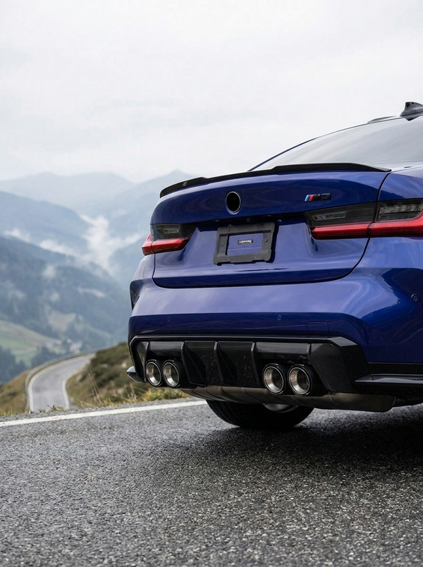 Carbon Fiber Exhaust Tips for BMW | M2 M3 M4 M5 M6 | F & G Series | 60-80mm Inlet | Set of 4