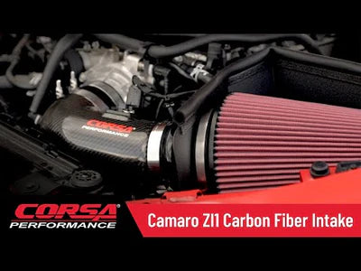 Black / Carbon Fiber Air Intake | 2017-2024 Chevrolet Camaro ZL1 (44005)