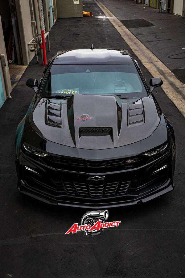 2016-2025 Chevy Camaro Terminator Full Carbon Fiber Hood