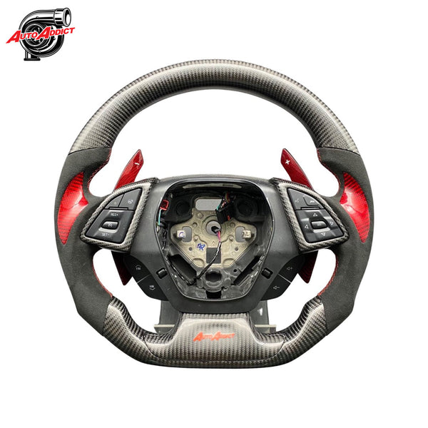 2016-2024 Chevy Camaro Custom Carbon Fiber Steering Wheel