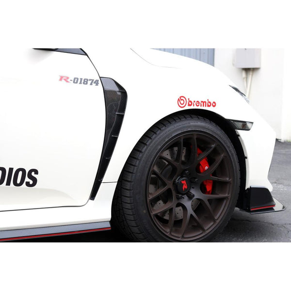Carbon Fiber Honda FK8 Civic Type R Fender Vents 2017 - 2021