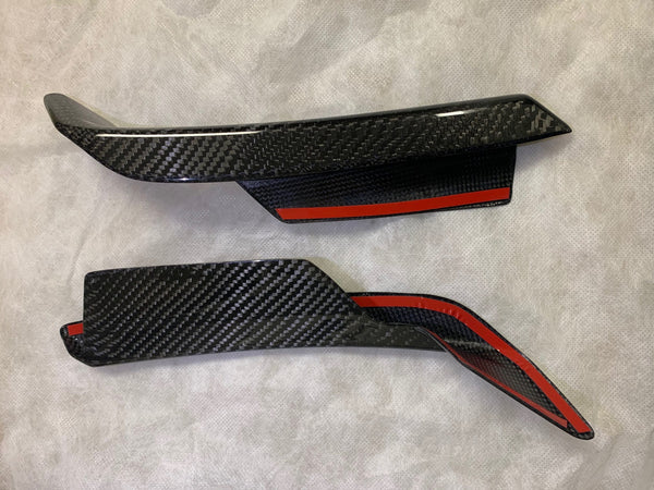 Rear Air Duct Brake Vent Carbon Fiber C7 Corvette Z06 / Grand Sport 2014 +
