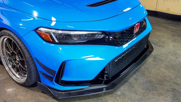 Honda FL5 Civic Type R Carbon Fiber Front Bumper Canards 2023 - Current