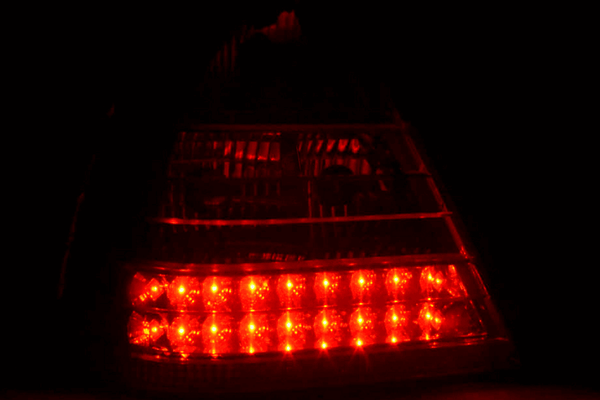Mercedes Benz C-Class (202) Red LED Taillights Set (1996-2000)