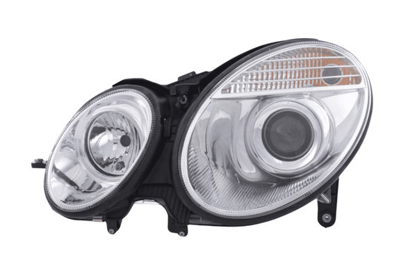 Mercedes Benz E-Class (211) Chrome Headlight Set (2002-2006)