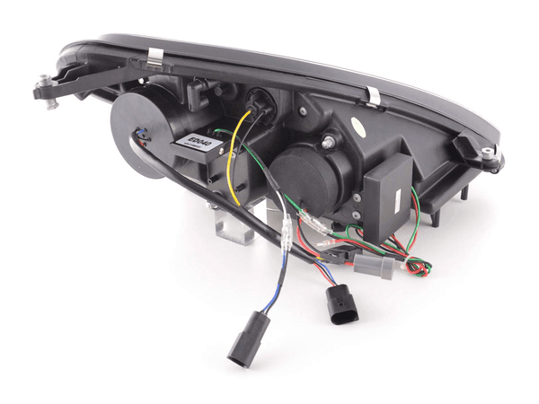 Mercedes Benz SLK (171) Chrome LED Headlights with Daytime Running Lights (2004-2011)
