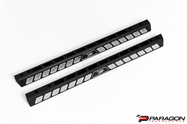 C8 Corvette Billet Strut Tower Support Bars - Black