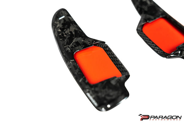 Paragon Performance C8 Corvette Paddle Shifter Covers - Forged Carbon Fiber