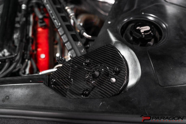 Paragon Performance C8 Corvette Carbon Fiber Rear Strut Tower Covers