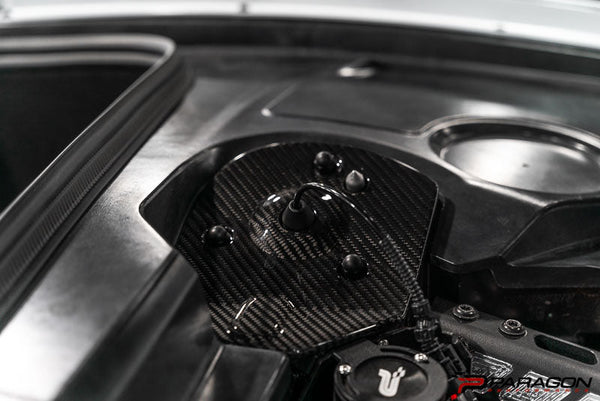 Paragon Performance C8 Corvette Carbon Fiber Rear Strut Tower Covers