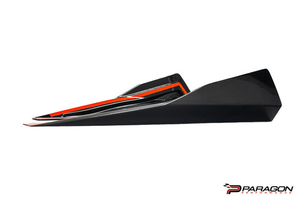 Paragon Performance C8 Corvette Carbon Flash Rocker Winglets - by Uni-Body