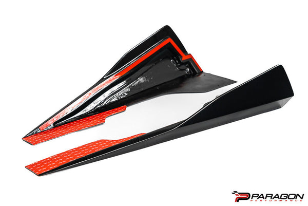 Paragon Performance C8 Corvette Carbon Flash Rocker Winglets - by Uni-Body