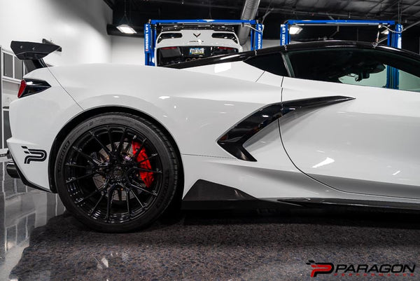 Paragon Performance C8 Corvette Carbon Flash Rocker Winglets - by Uni-Body