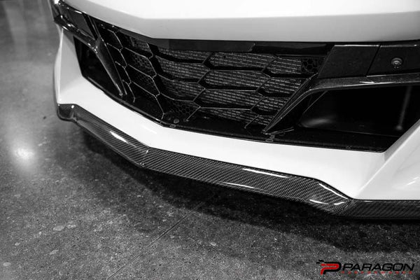 Paragon Performance C8 Z06/E-Ray Carbon Flash 3PC Front Lip