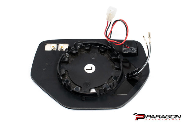 Paragon Performance C8 Corvette Wide Angle Mirrors With Turn Signals, Defrosters, and Blind Spot