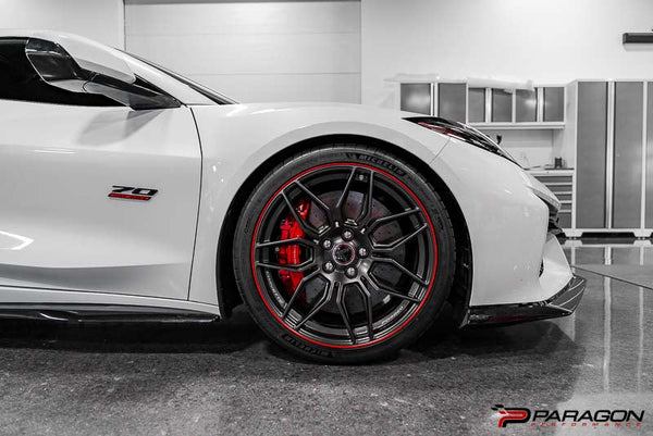 Paragon Performance C8 Corvette Z06 & ZR1 Lowering Kit - Front Lift Cars