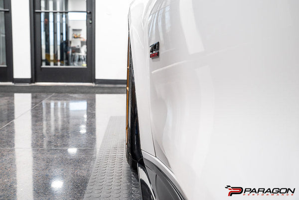 Paragon Performance C8 Corvette Z06 / E-Ray / ZR1 Extended Front Splash Guards - Carbon Flash