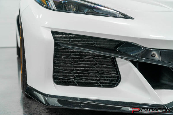 Paragon Performance C8 Corvette Eray & Z06 Radiator Guards / Grill Guards - OEM Style