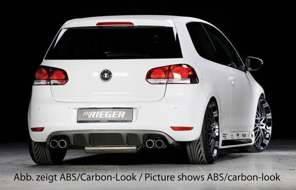 Rieger VW Golf 6 (3dr/5dr) Rear Skirt Insert