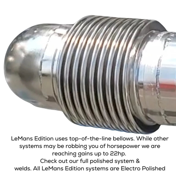 2020-2025 LeMans Edition C8 Corvette Stingray, E-Ray or Z06 Valve or NON-Valve Catback Center Exhaust