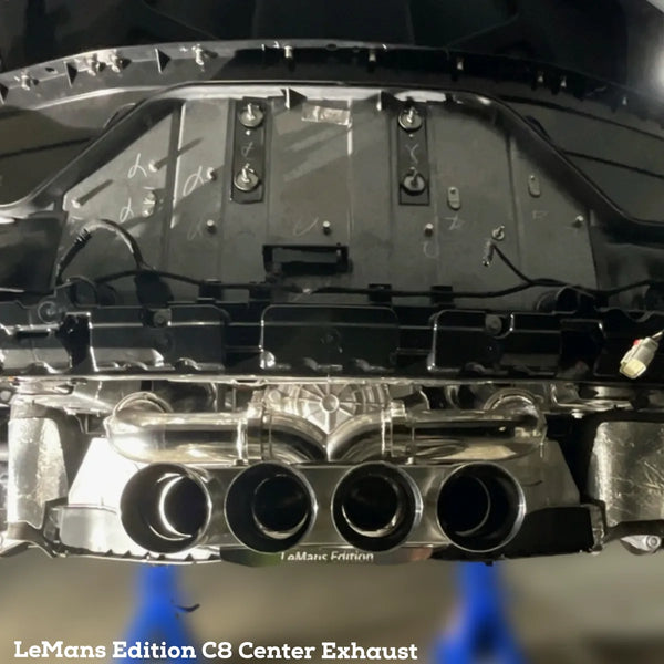 2020-2025 LeMans Edition C8 Corvette Stingray, E-Ray or Z06 Valve or NON-Valve Catback Center Exhaust
