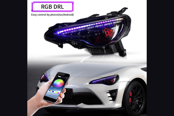 Scion FR-S Subaru BRZ Toyota GT86 RGB Headlights (2012-2021)