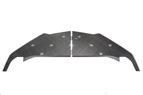 Verus Engineering Carbon Polyweave Front Splitter Kit, Carbon Fiber or Metal Air Dam - C8 Corvette
