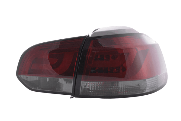 VW Golf Mk6 GTI LED Bar Red/Smoked Tail Lights V1 (2008-2014)