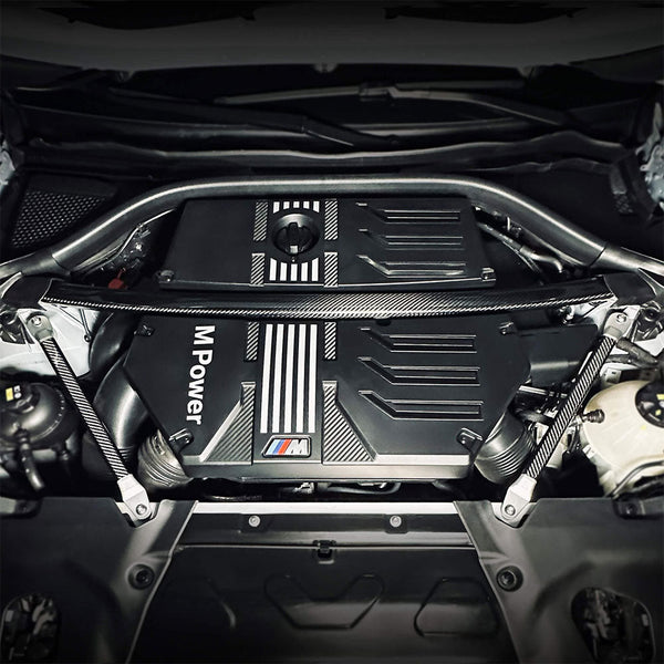 BMW X3M/X4M Carbon Fiber Engine Chassis Brace Set