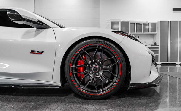 How to lower C8 Corvette