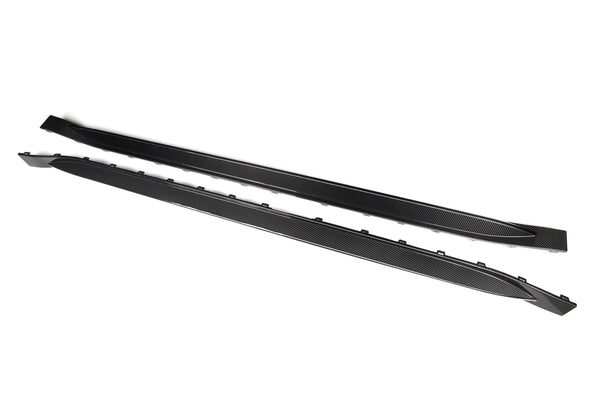 G8X OEM Dry Carbon Fiber Side Skirts