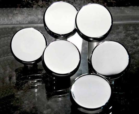 1997-2013 C5/C6 Corvette - Fluid Cap Cover Set 6PC Manual Transmission| Triple Plated Chrome