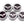 2005-2013 C6 Corvette - Crossed Flags Logo Fluid Cap Covers 5Pc Auto Transmission | Choose Color